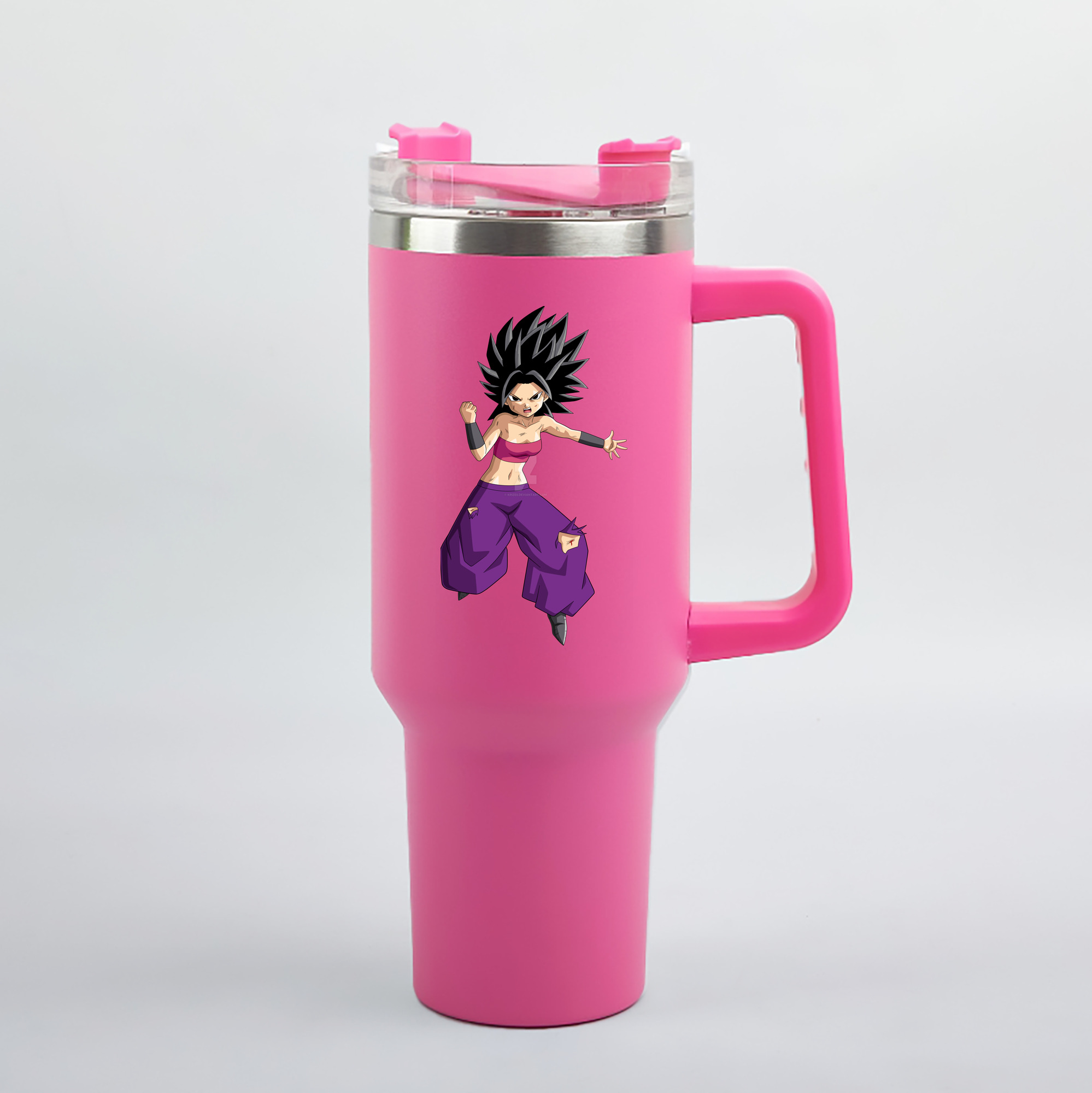 （画像用） ドラゴンボール カリフラ DRAGON BALL Caulifla 1200mL車用タンブラー（カラープリント）